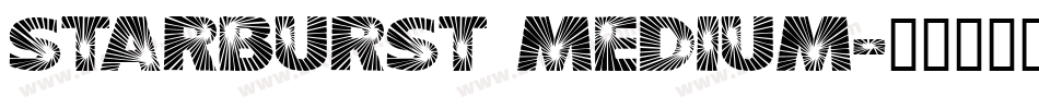 Starburst Medium字体转换
